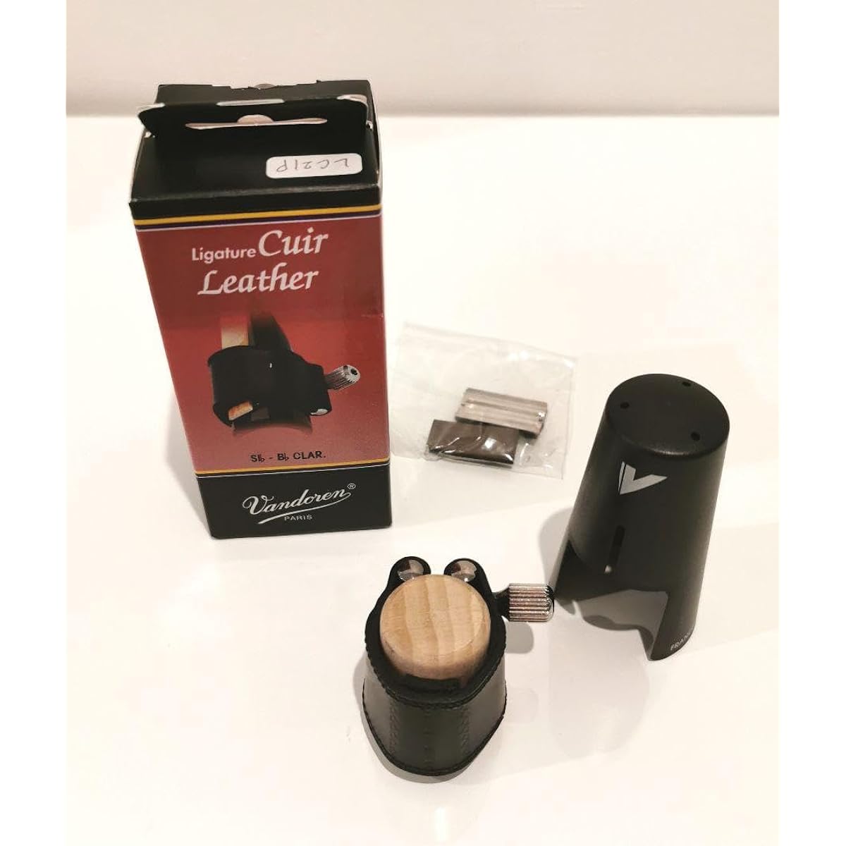 Vandoren B Clarinet Leather Ligature Cap CUIR LC21P