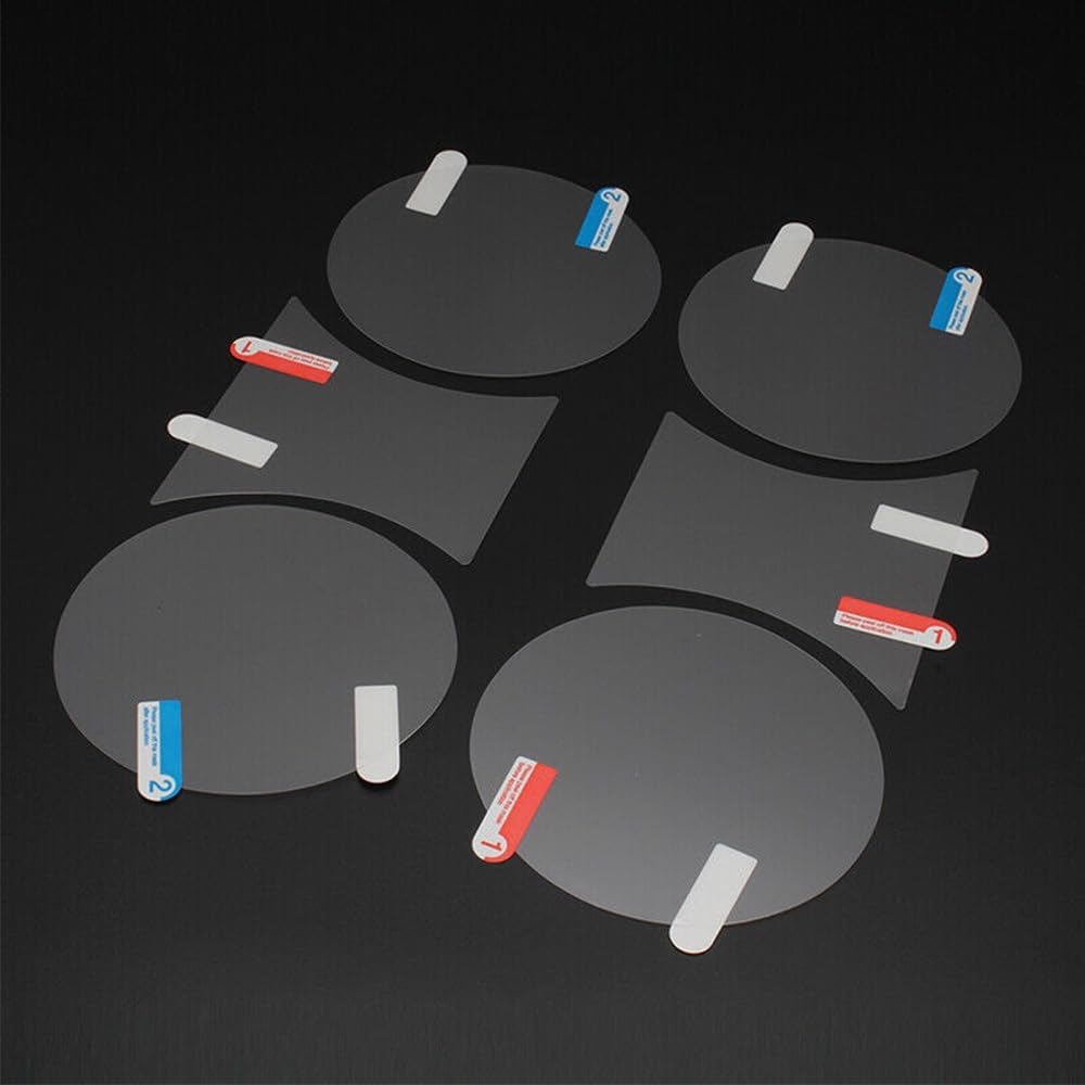 DEMUR Instrument Scratch Cluster Protection Film Speedometer Screen for Yamaha Tmax560 Tmax530 Tmax T Max 530 DX SX 560 Tech Max Dashboard Screen Protector (Size : 5 PCS)