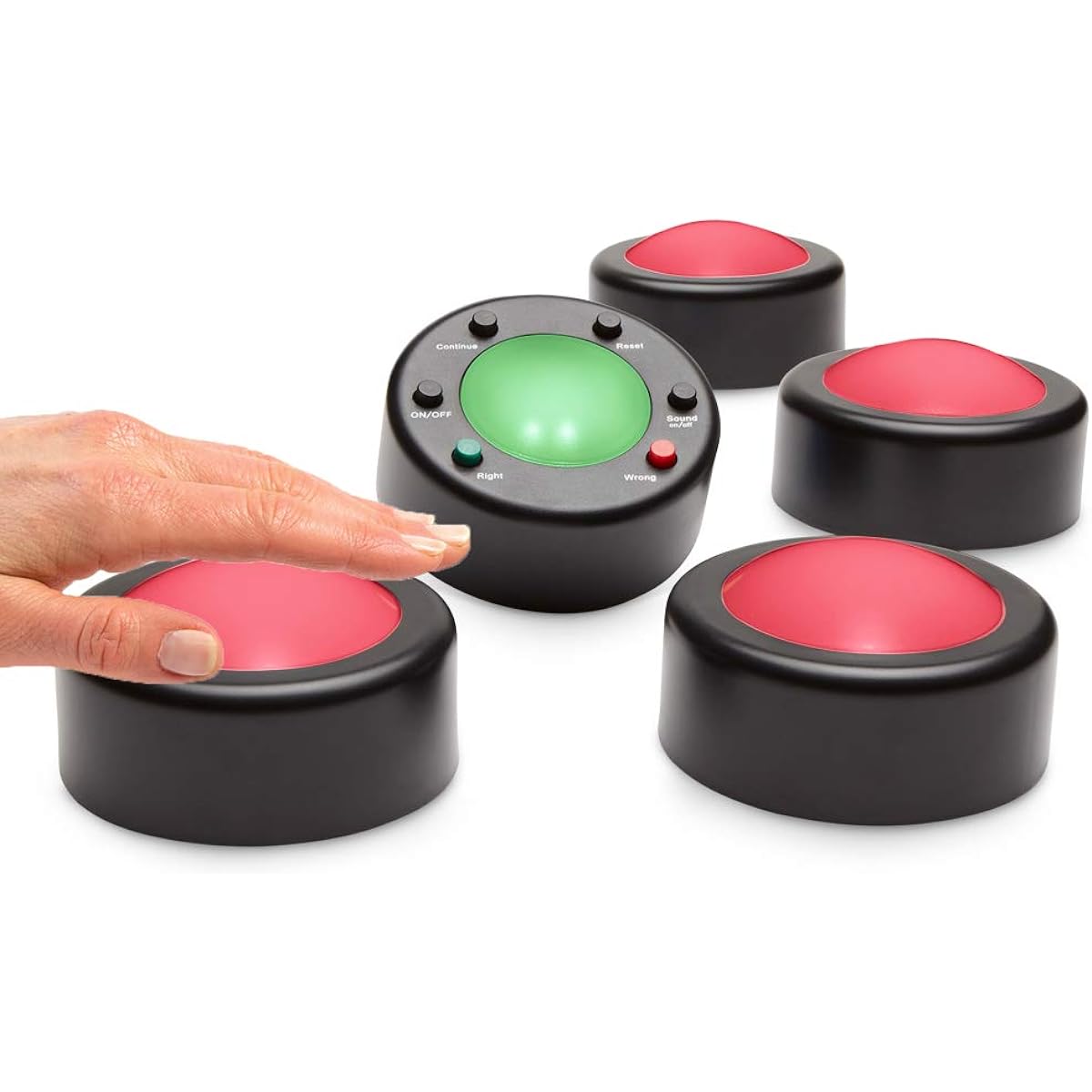 Trainers Warehouse Me First v.3 Wireless Game Buzzer - 12-User Set (12-Player + Facilitator) | Engage All Students - Dynamite Audience Engagement Tools