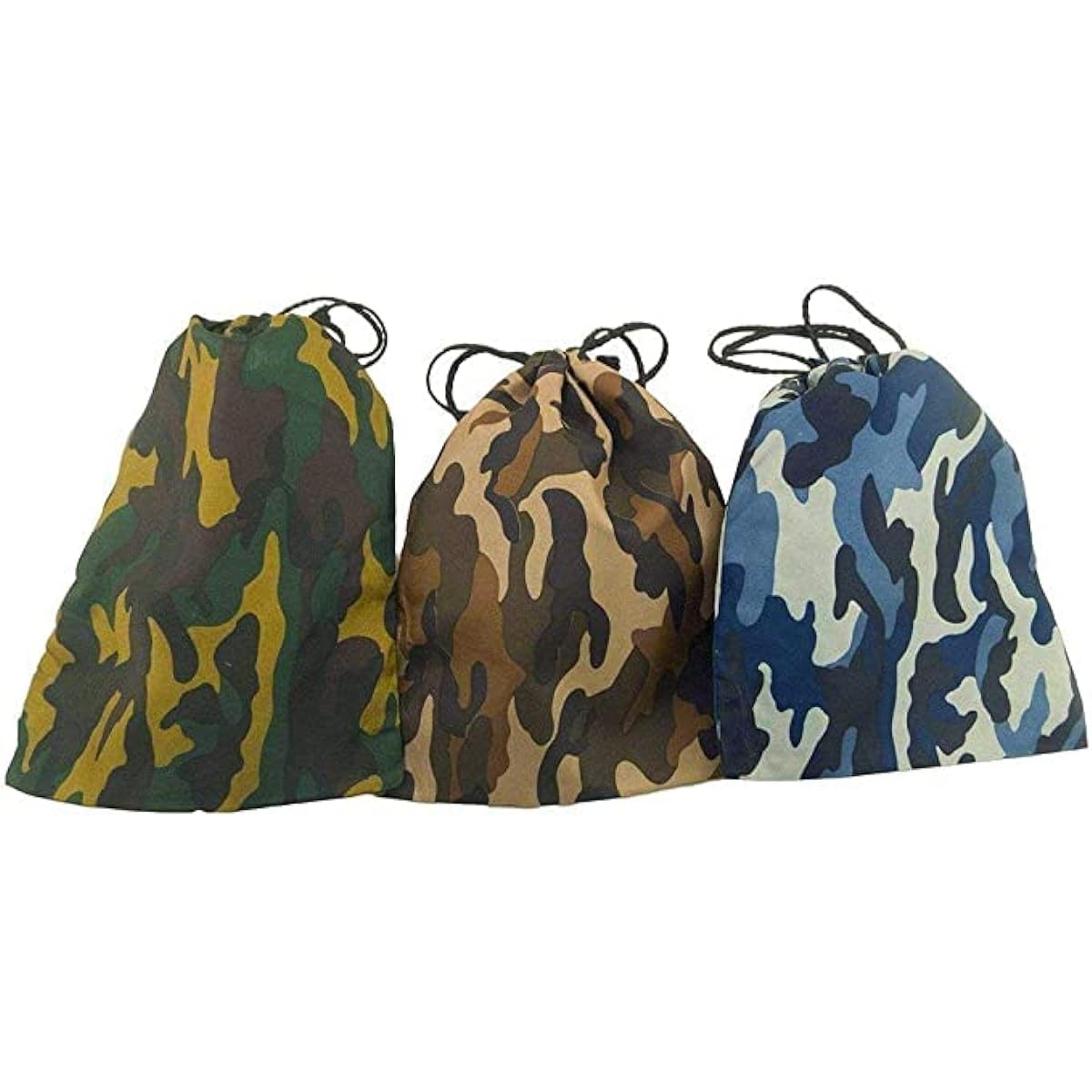 ifavor123 Camo Polyester Drawstring Bags Loot Bags Party Favors - Pack of 24