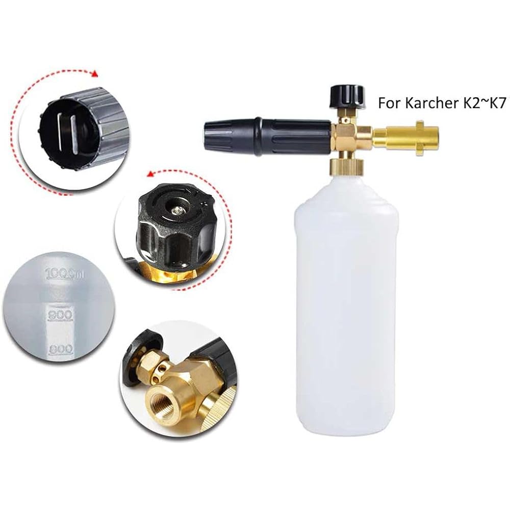 BEARFORCE Foam Gun for Karcher Foam Car Wash Karcher Car Champ High Foaming High Pressure Washer Original Japanese Instruction Manual Included [Parallel Import]