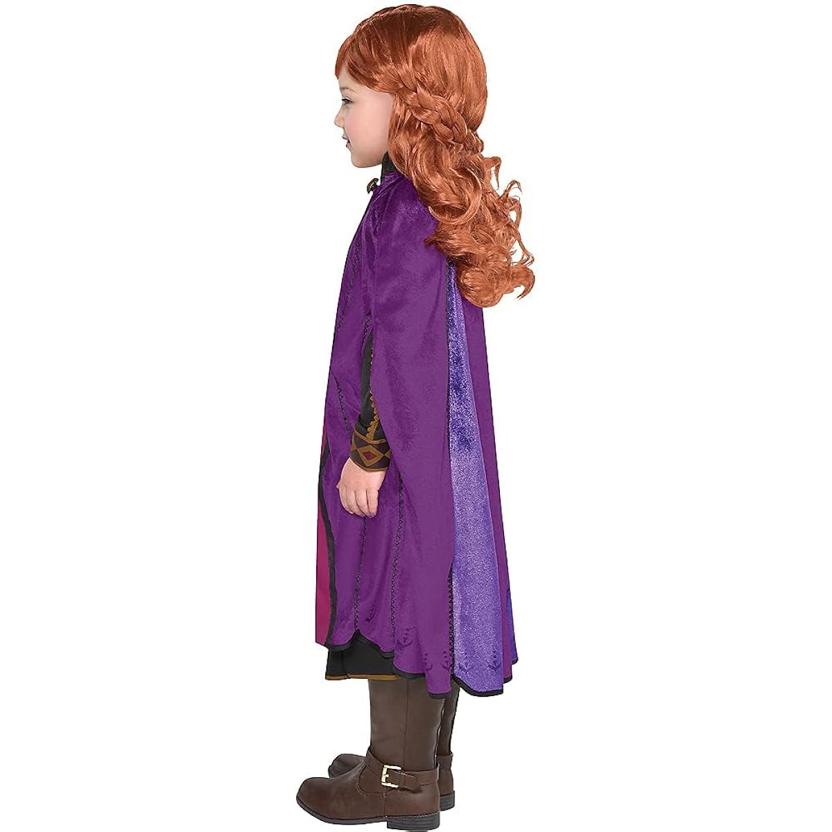 Party City Anna Act 2 Halloween Costume for Girls - Anna Act 2 Frozen Dress and Cape Included