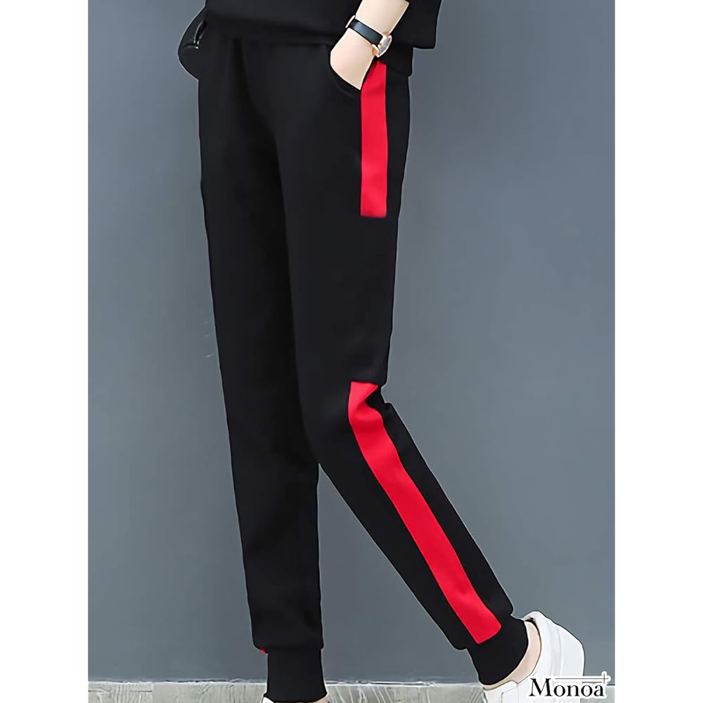 Monoa Jersey Top and Bottom Set, Long Sleeve, Sports, Border, Hoodie, Sweatpants, Setup, Women's Fashion