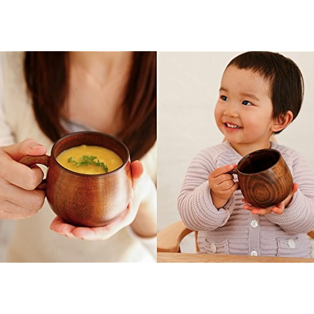 Chaine de Mug, a mug carved out of a horse chestnut tree, a reliable Japanese wooden product that will make you feel the comfort of natural materials on your daily dining table and make your heart happy Oak Village
