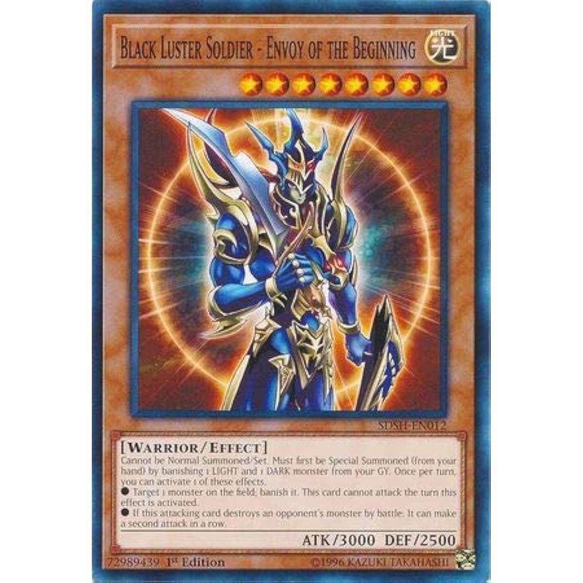 Black Luster Soldier - Envoy of the Beginning - SDSH-EN012 - Common - 1st Edition