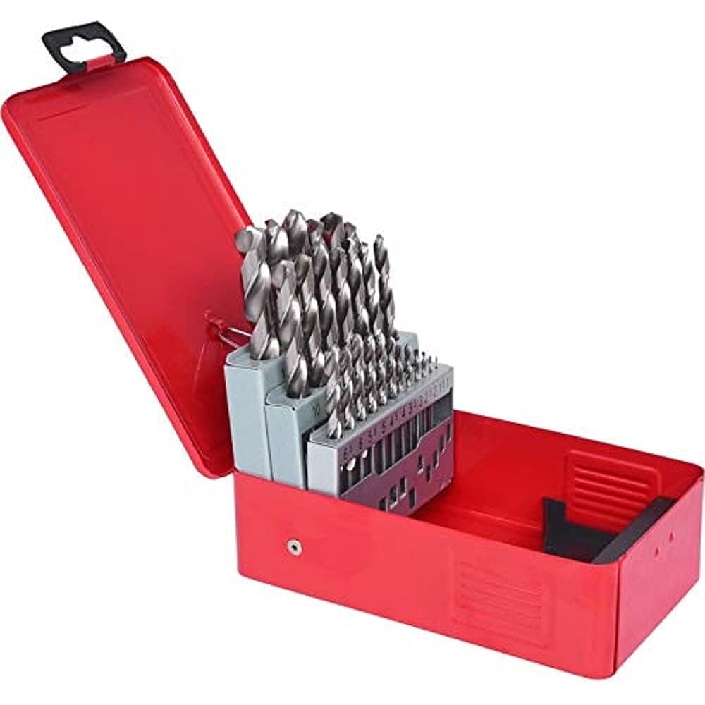 KS TOOLS HSS-G Twist drill set in metal case 25 pcs 1-13mm 330.2613