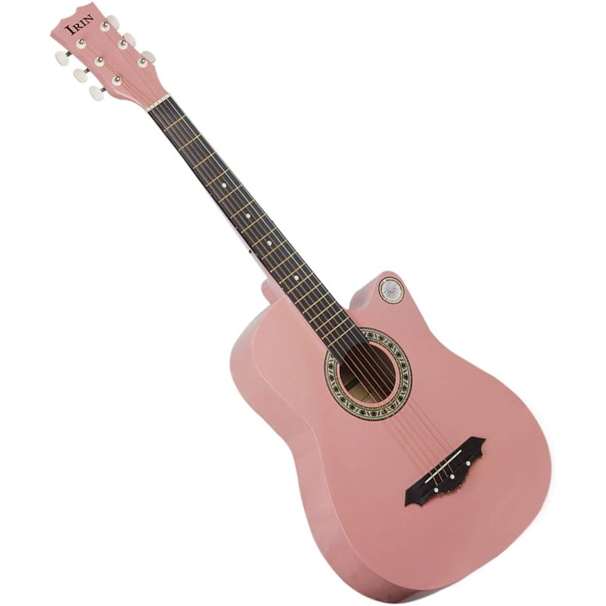 Beginner's Practice Guitar Acoustic Guitar for Adult Beginners Acoustic Guitar Elementary School Students Adults Beginner Guitar (Color: J, Size: 41 inches)