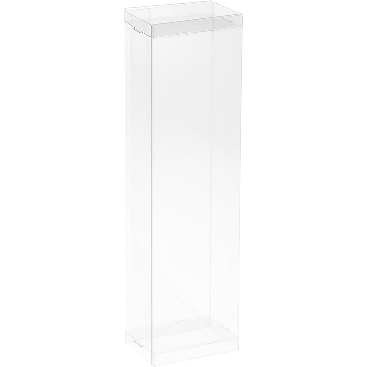(10-Pack) - Collecting Warehouse DollSafe Brand Folding Doll Display Boxes 7.6cm x 5.1cm x 25cm , Pack of 10