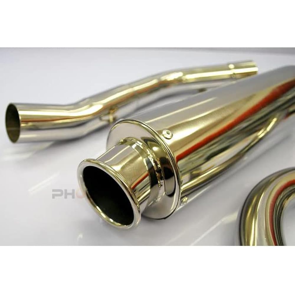 PHOENIX Stainless Steel Muffler Bike Custom Monkey Gorilla DAX TB Stainless Heavy Bass Muffler Cub 50 70 90 Super Cub Little Cub