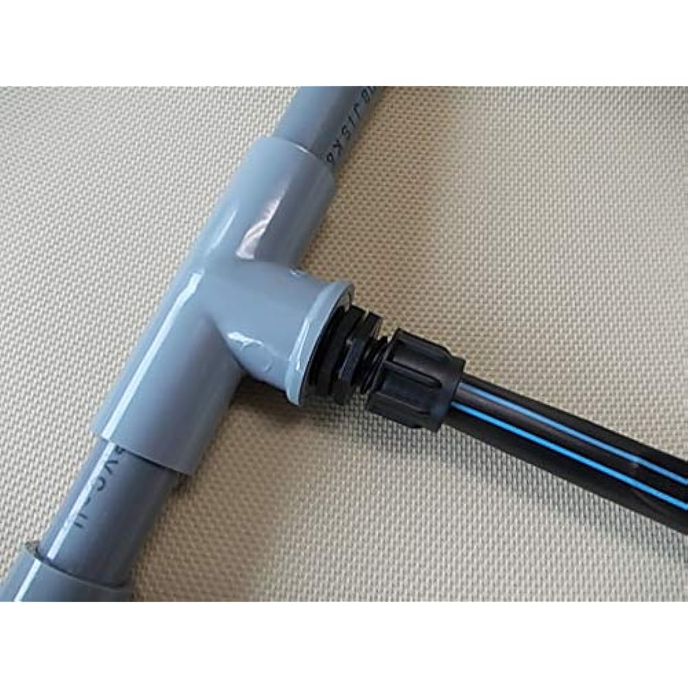 Agri Kaihatsu Infusion Tube Fitting for AGRI Infusion Tube Start 3/4" (20mm) Male Thread Depth 2cm Height 2cm Width 6cm 100 Pieces