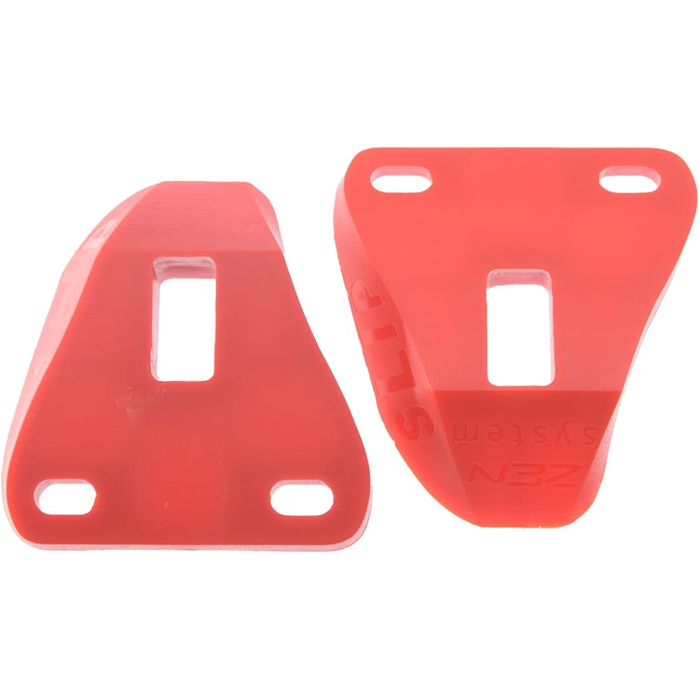 Skopre ZENsystem Zenslip V2.0 Cleat Shim Cadence/Power Booster for Road Pedals Red