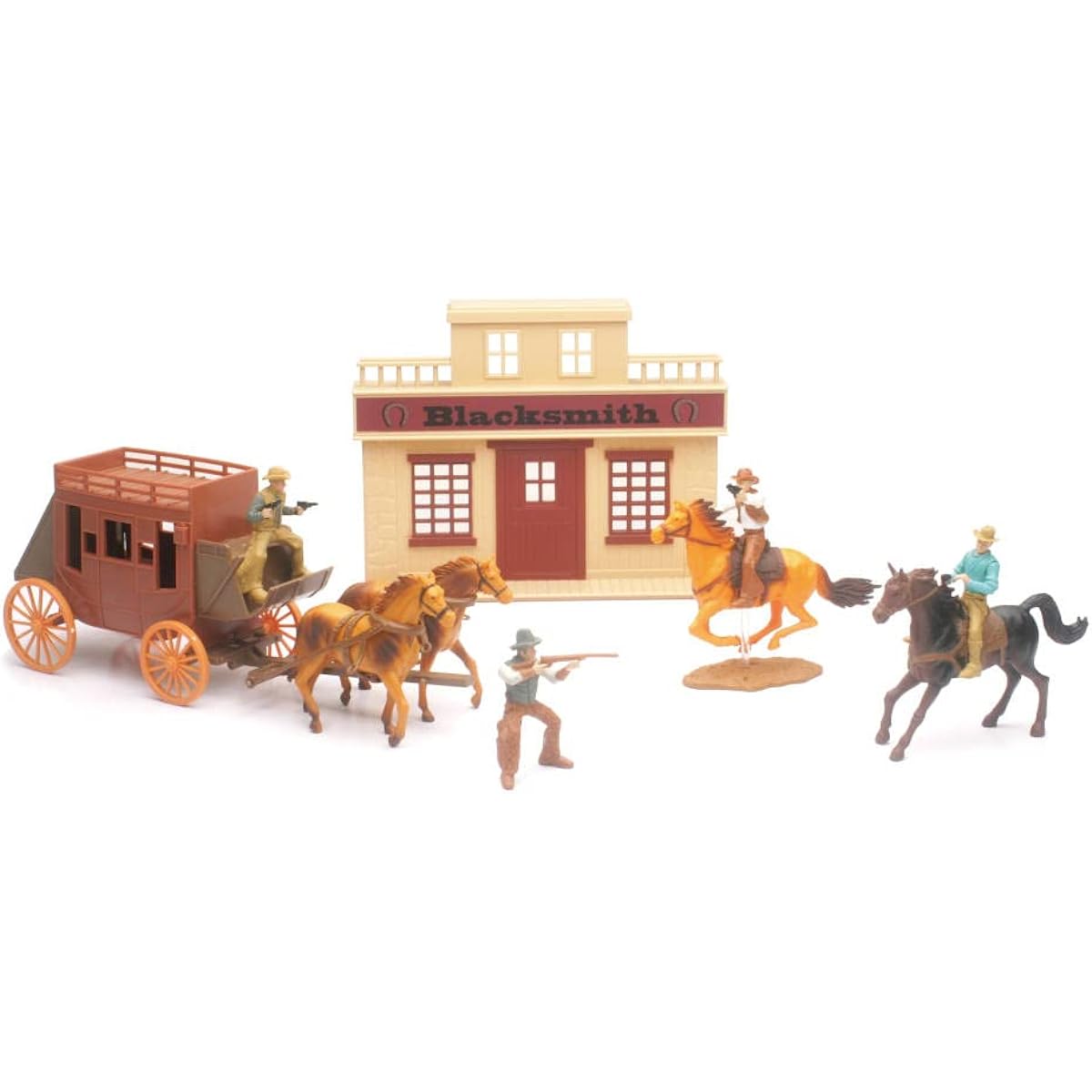 New Ray Toys Big Country Western Deluxe Western Theme Playset Kids Gift Birthday