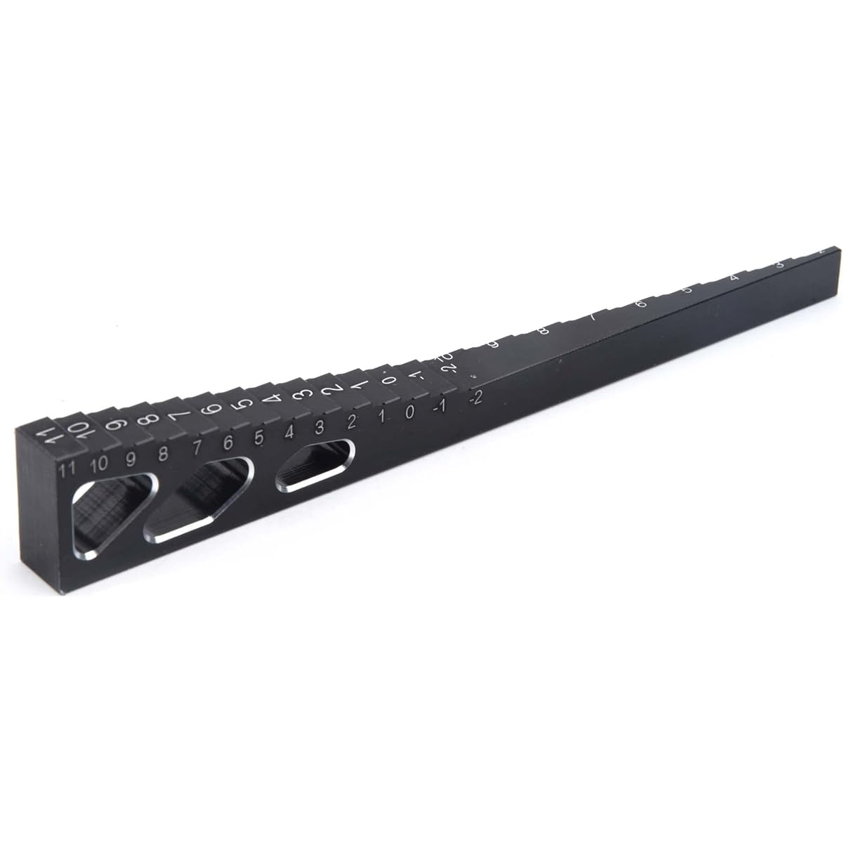 LAFEINA RC Model Car Height Drop Gauge Adjuster Ruler for 1/10 1/8 1/16 1/14 RC Touring Car Drift Car (Black)