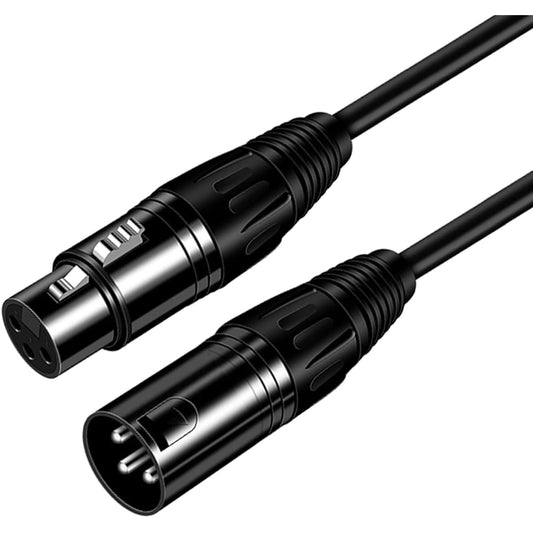 XLR Microphone Cable 30ft Male to Female Microphone Camera, Phantom Power Sound Console Power Amplifier Sound Box (30ft)