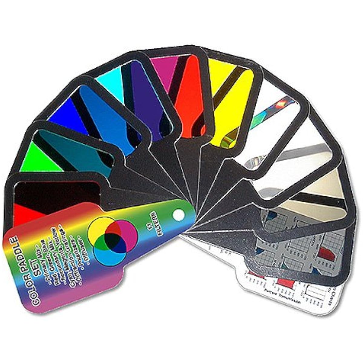 Rainbow Symphony Color Paddles Set with Diffraction Gratings