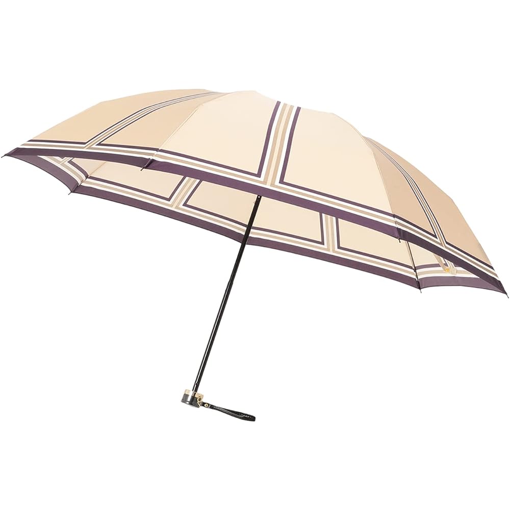 [LANVIN COLLECTION] MOONBAT Folding Umbrella Umbrella [Gift] 55cm Women's Print 10878 Black