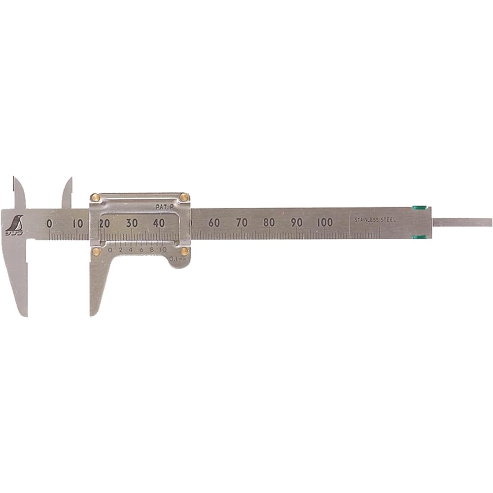 Shinwa Sokutei Pocket Caliper 100mm 5 pieces 19518