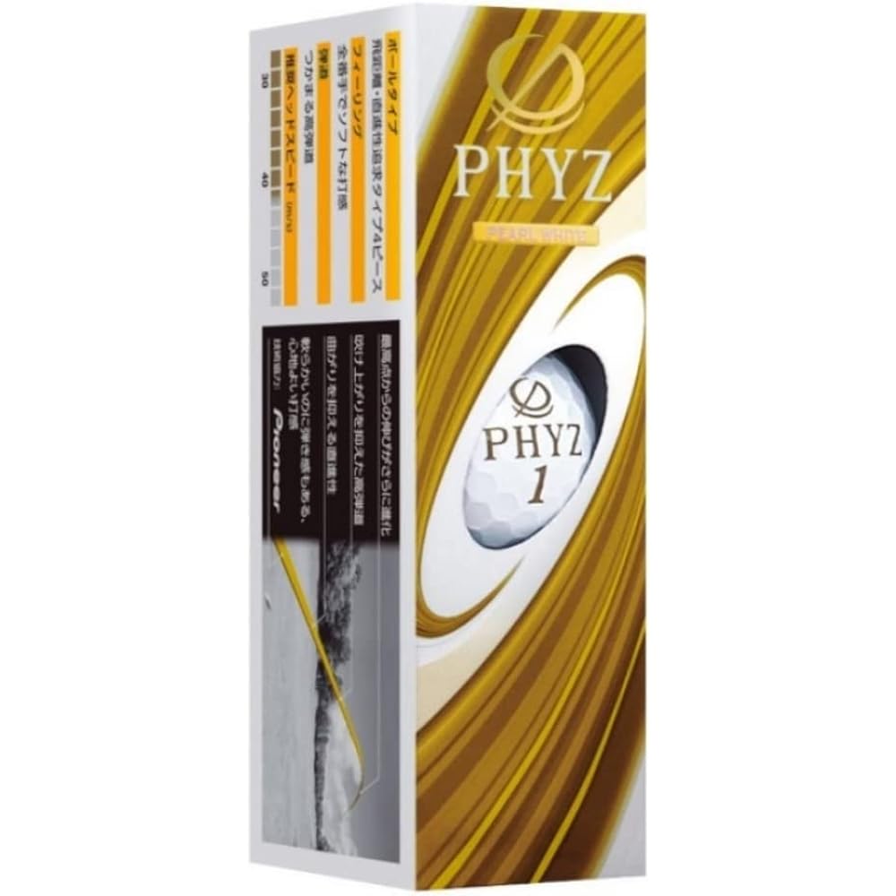 BRIDGESTONE PHYZ5 Pearl White P9GX 1 dozen 12 balls) Golf Ball Official Ball