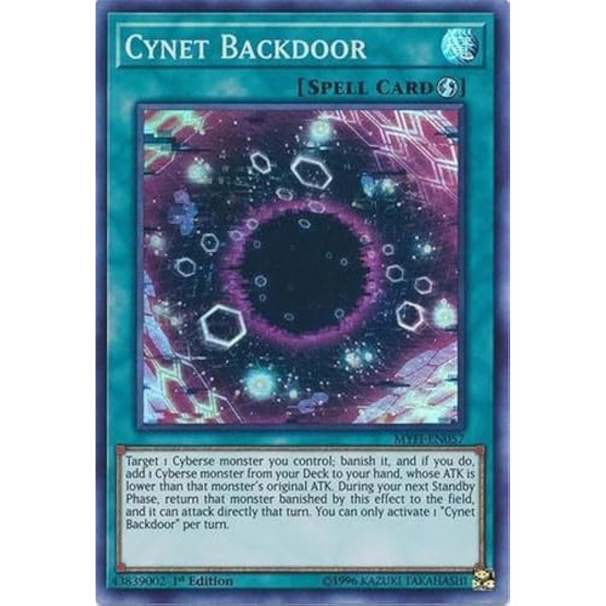Cynet Backdoor - MYFI-EN057 - Super Rare - First Edition.