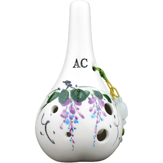 6 Hole Long Mouth AC Tune Ocarina Alto C Tune Professional Beginner Student Kids Ceramic Ocarina Musical Instrument Ocarina Instrument (3)