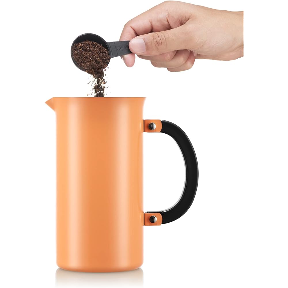 BODUM Bodum Coffee Maker Coffee Press TRIBUTE PRESS Tribute Press French Press Coffee Maker 1000ml Bellini Stainless Steel Filter Glass Beaker Immersion Type Coffee [Genuine Product] 11352-447-Y21