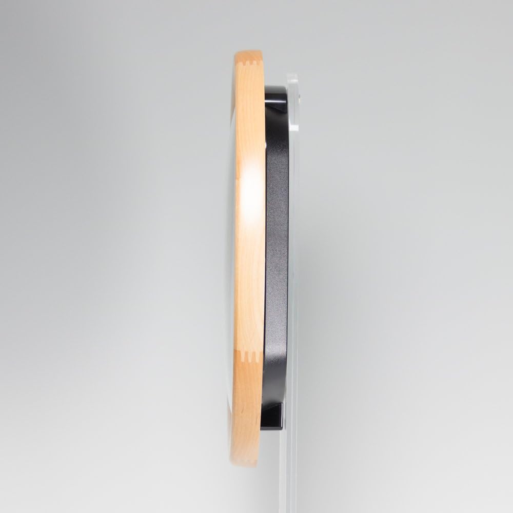 Seiko Clock Wall Clock Radio Analog Wooden Frame Natural Wood KX311B