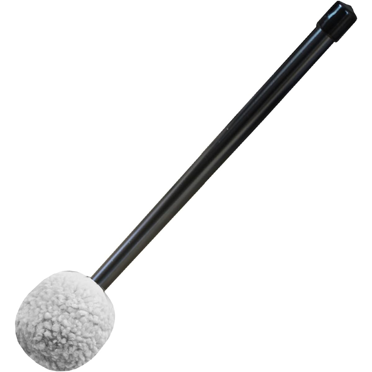 Arborea 45x9cm Gong Mallet 24"~32" Gong Beige Soft Velvet Head Stainless Steel Handle Meditation/Sound Healing Therapy/Yoga Accessories Medium Size