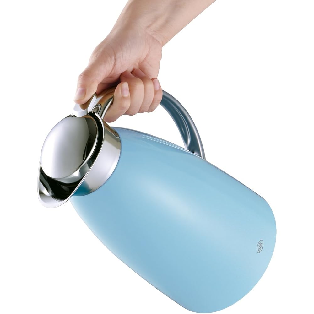 [Genuine Product] alfi Stainless Steel Tabletop Pot Gusto 1.0L Powder Blue AFTF-1000S PWB