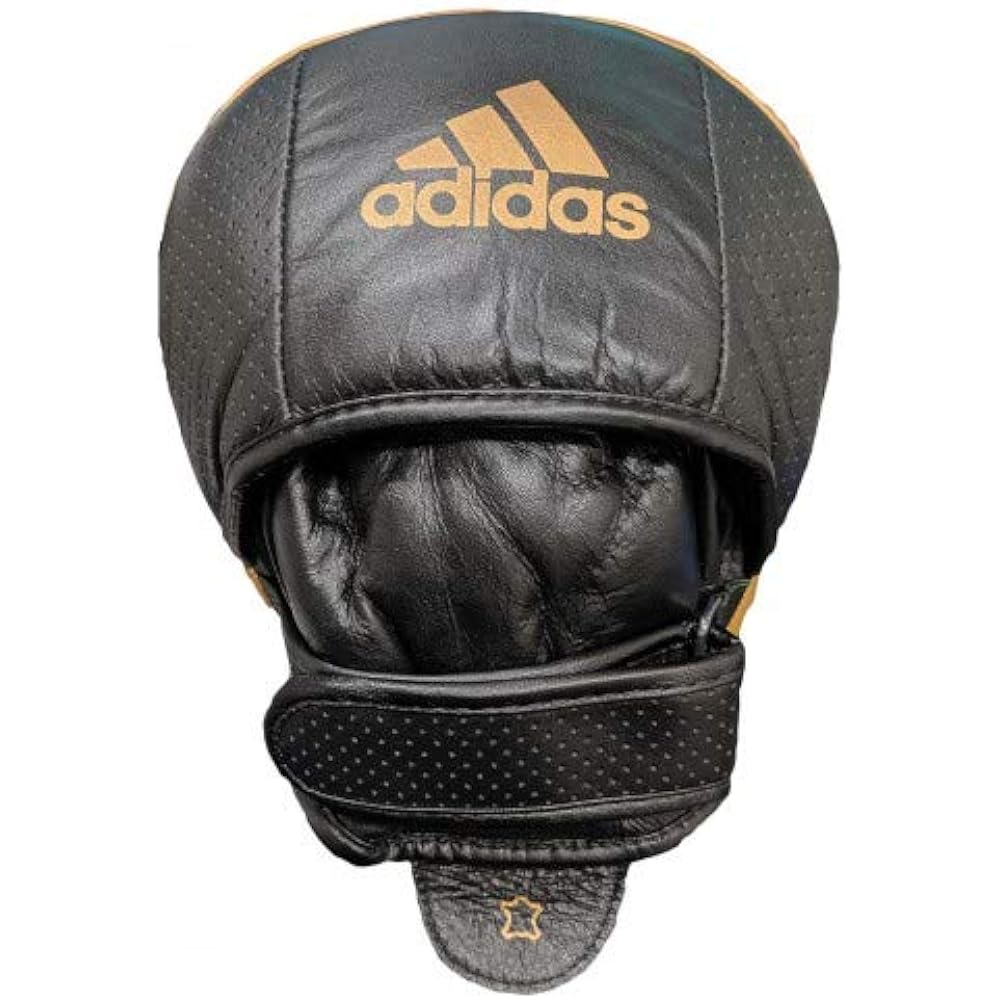 adidas Adidas Pro Speed Punching Mitt Genuine Leather ADIPFP01 (Black/Gold)