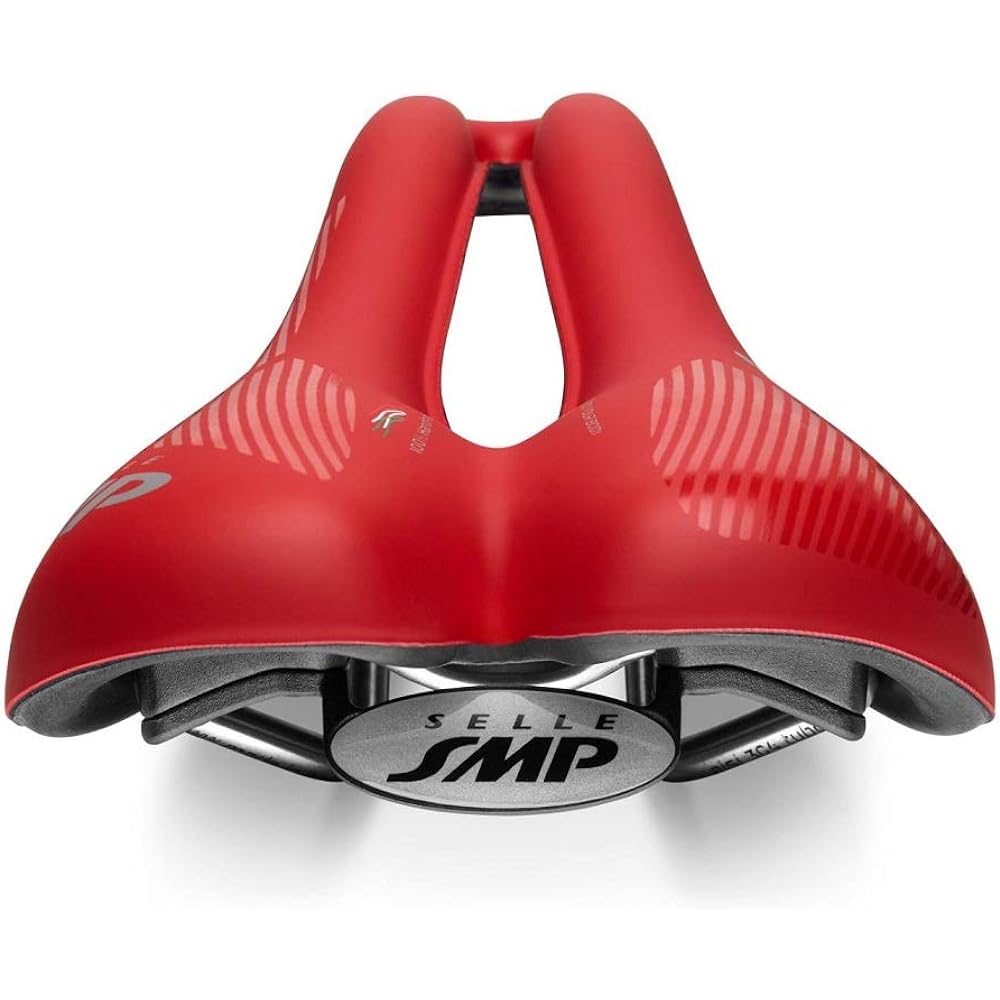 SELLE SMP HYBRID Saddle RED MATT HYBRID03-RO