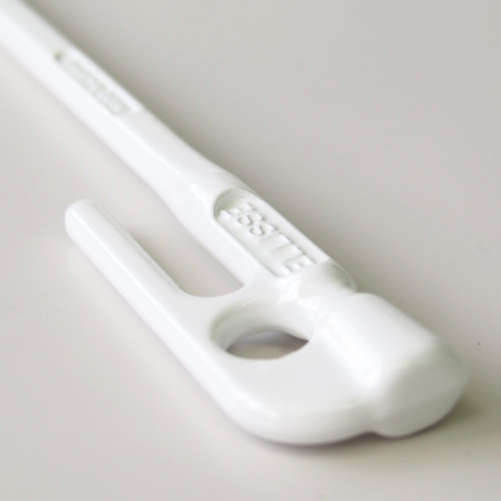 ELLISSE Forged Peg Elisse Stake 18cm White Powder Coating MK-180WH MADE IN JAPAN (Set of 8)