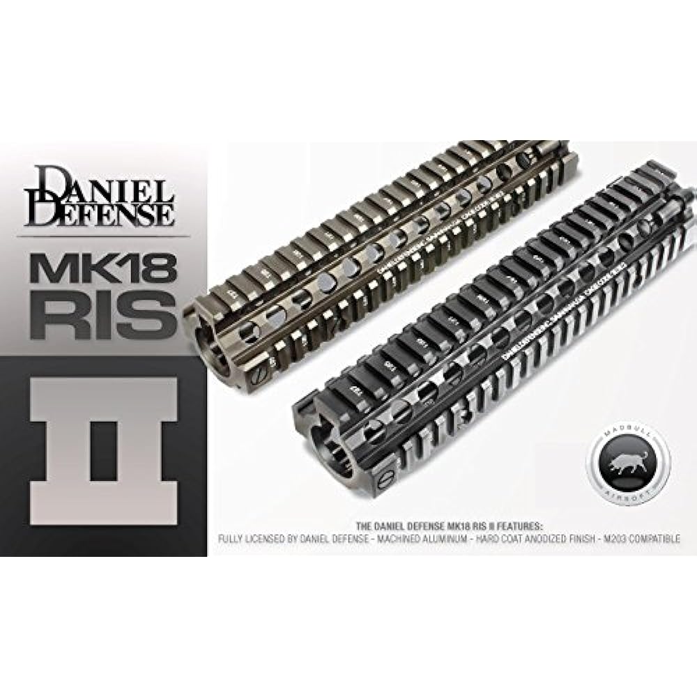 MADBULL airsoft Daniel Defense official Mk18 RIS II 9.5" DE D01-036DE