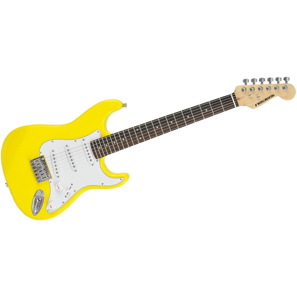 PLAYTECH ST025 YELLOW Electric Guitar 570mm Scale Mini Guitar