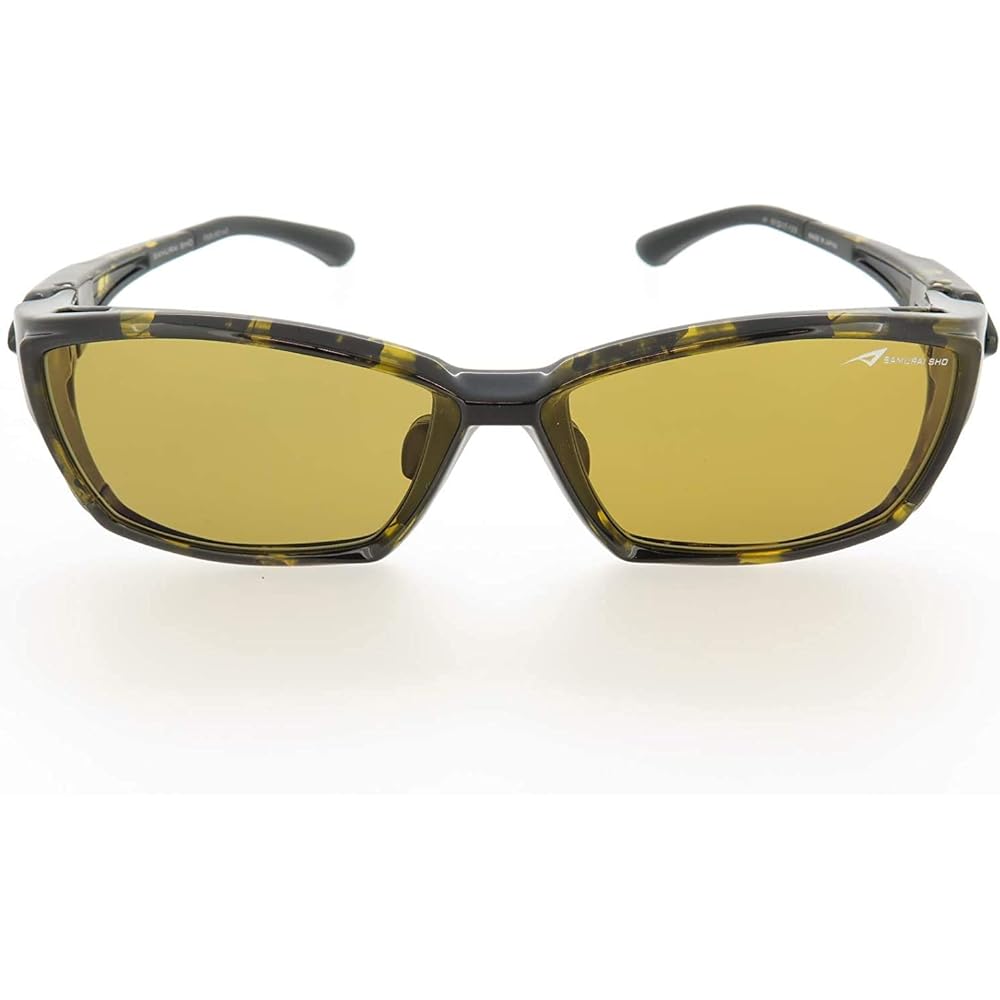 [Kodak LENS × SAMURAI SHO] Polarized Sunglasses FSS-001 Color: 3 (Green Demi) Fishing Sports Sunglasses Polarized
