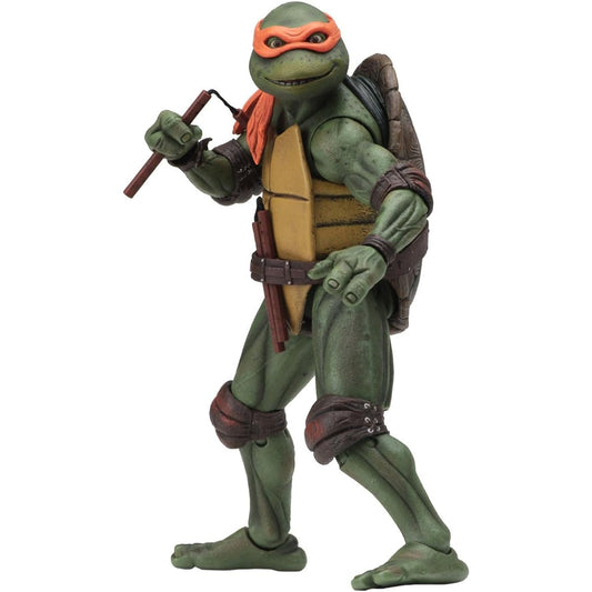 Teenage Mutant Ninja Turtles 90's Movie Michelangelo 17cm Action Figure by NECA Reel Toys 2019 GameStop Exclusive
