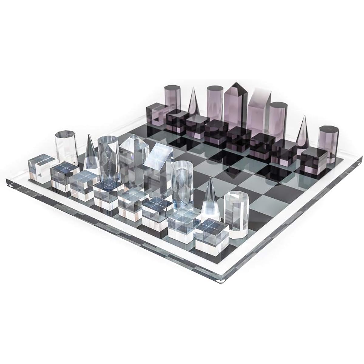 Bello Games New York Luxury Contemporary Acrylic Chess Set