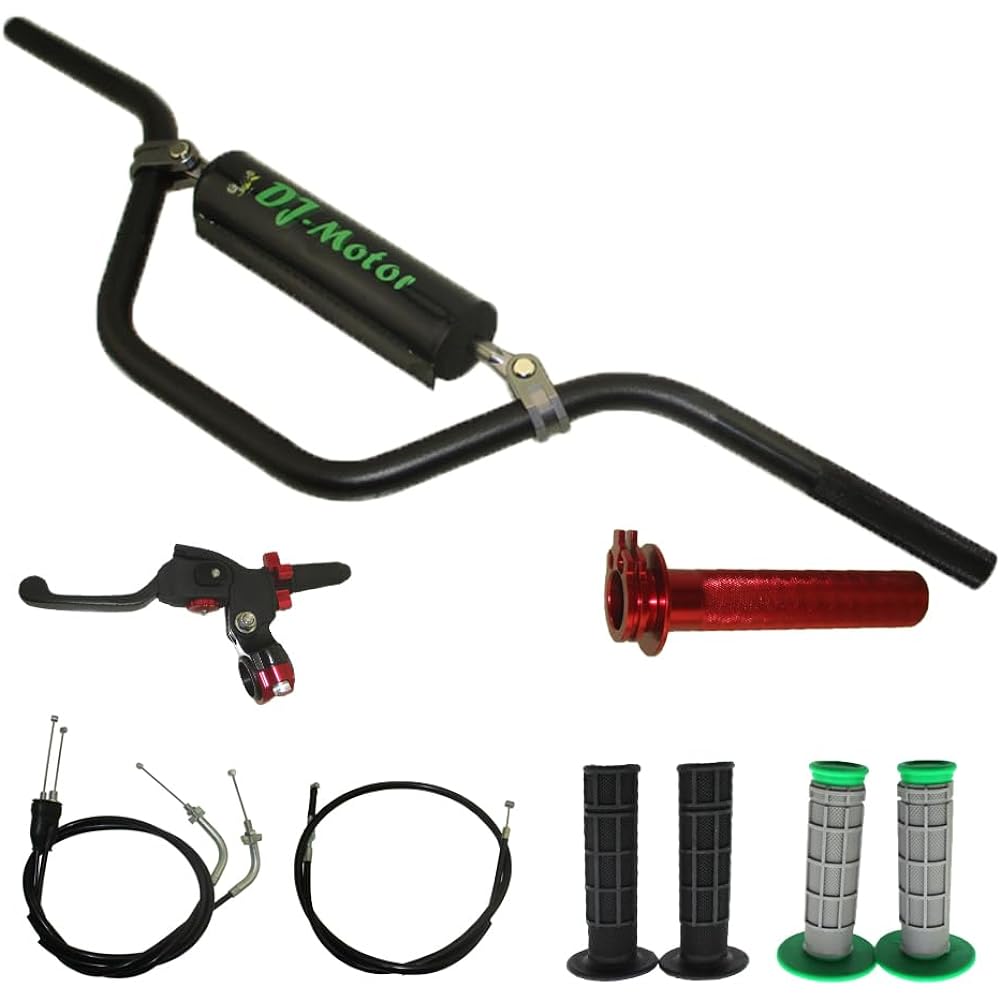 DJ-Motor Extended Front Clutch Cable + 5" Fuel Injected EFI CRF110 for 2019-2023 Pit Dirt Bike