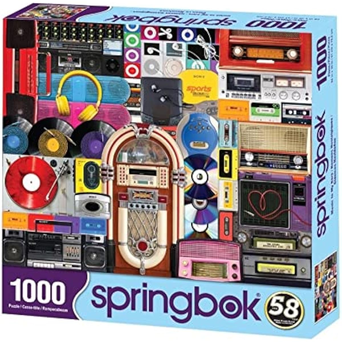 Springbok 1000 Piece Jigsaw Puzzle Music To My Ears - Unique Cut Pieces