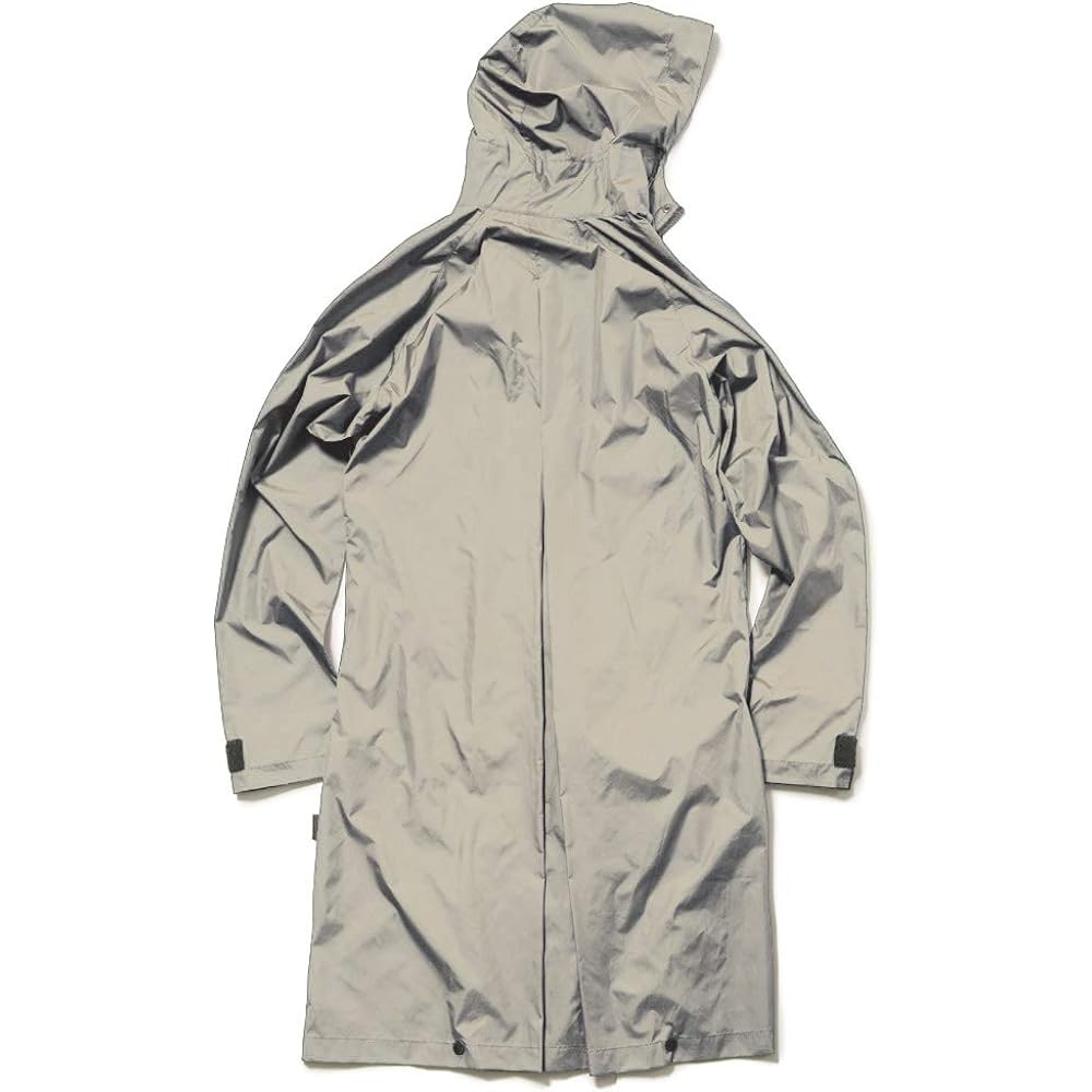 [Mac] Raincoat (high water repellent/lightweight fabric) (lightweight high-density CORDURA nylon) (adjustable cuff tape) (adjustable hood drawcord) (with sacoche)