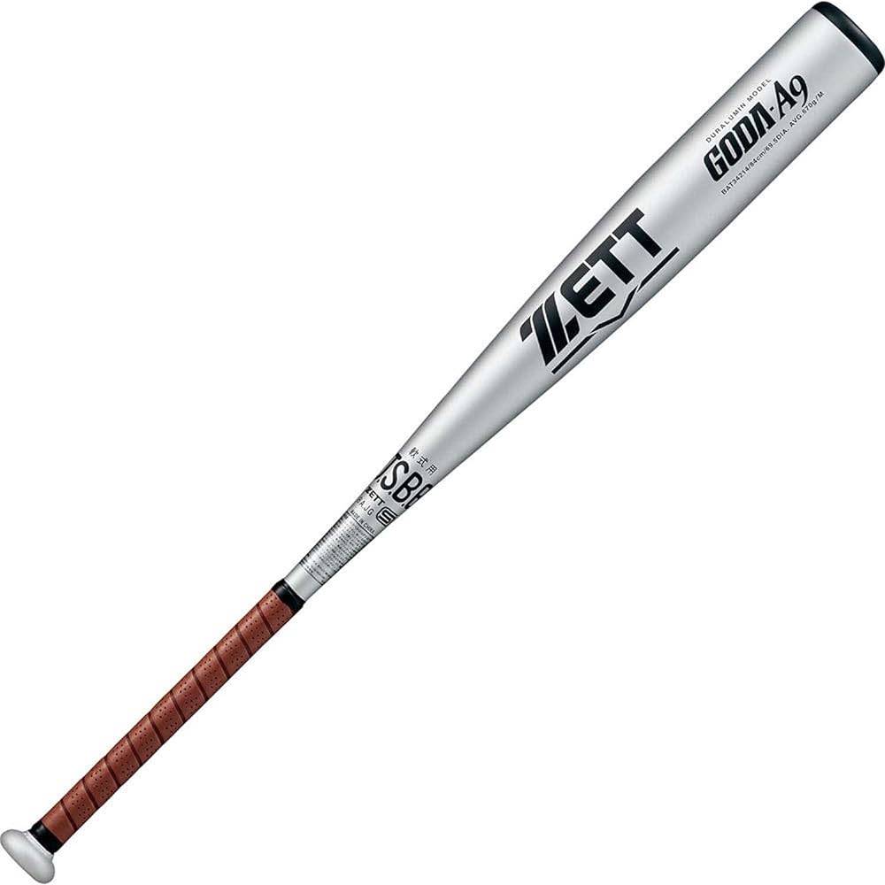 ZETT Soft Baseball Bat GODA-A9 Gouda A9 Metal Extra Super Duralumin 84cm 670g Average BAT34214