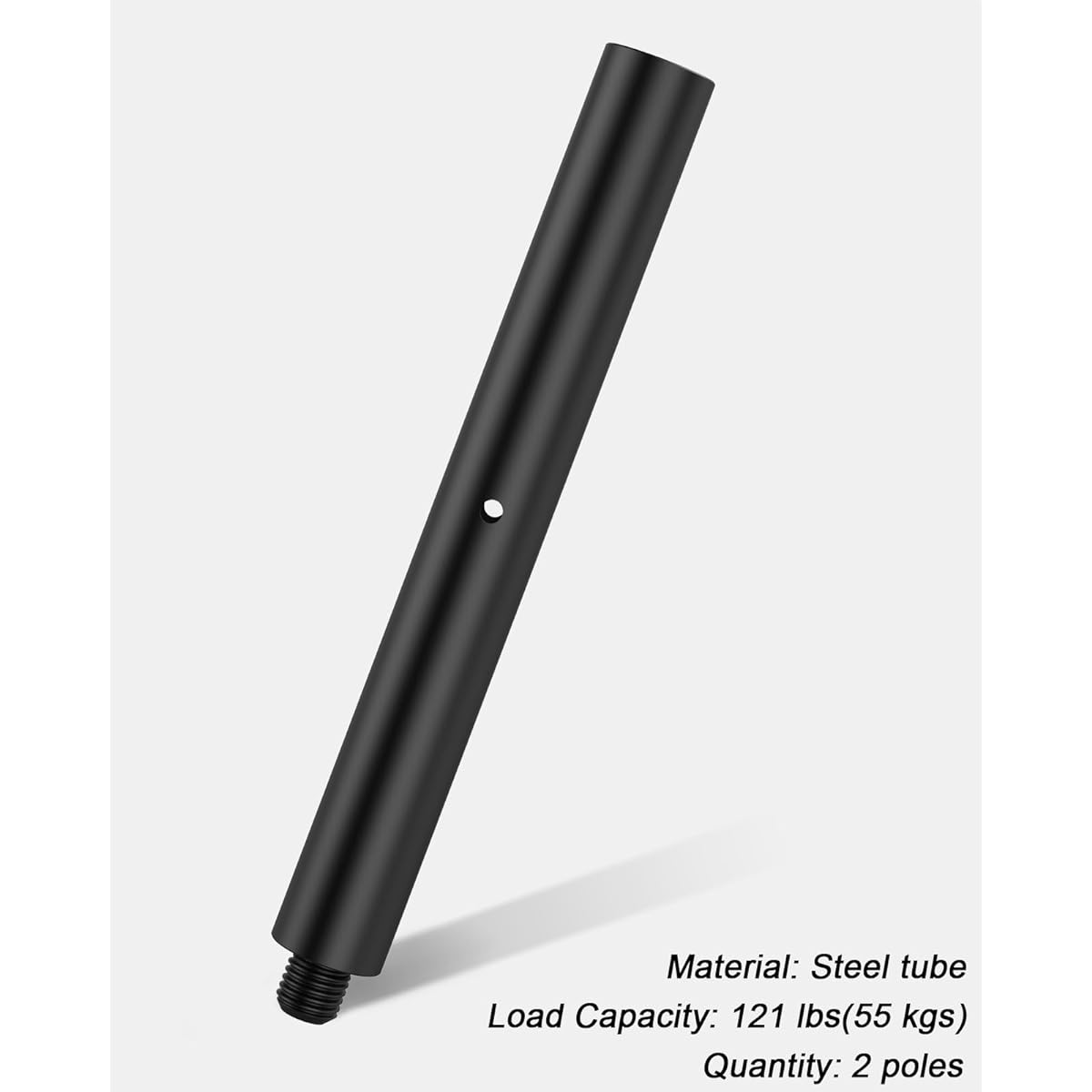 Vondynote 11" Extension Pole Subwoofer Pole M20 Speaker Mount Pole with 35mm Mount