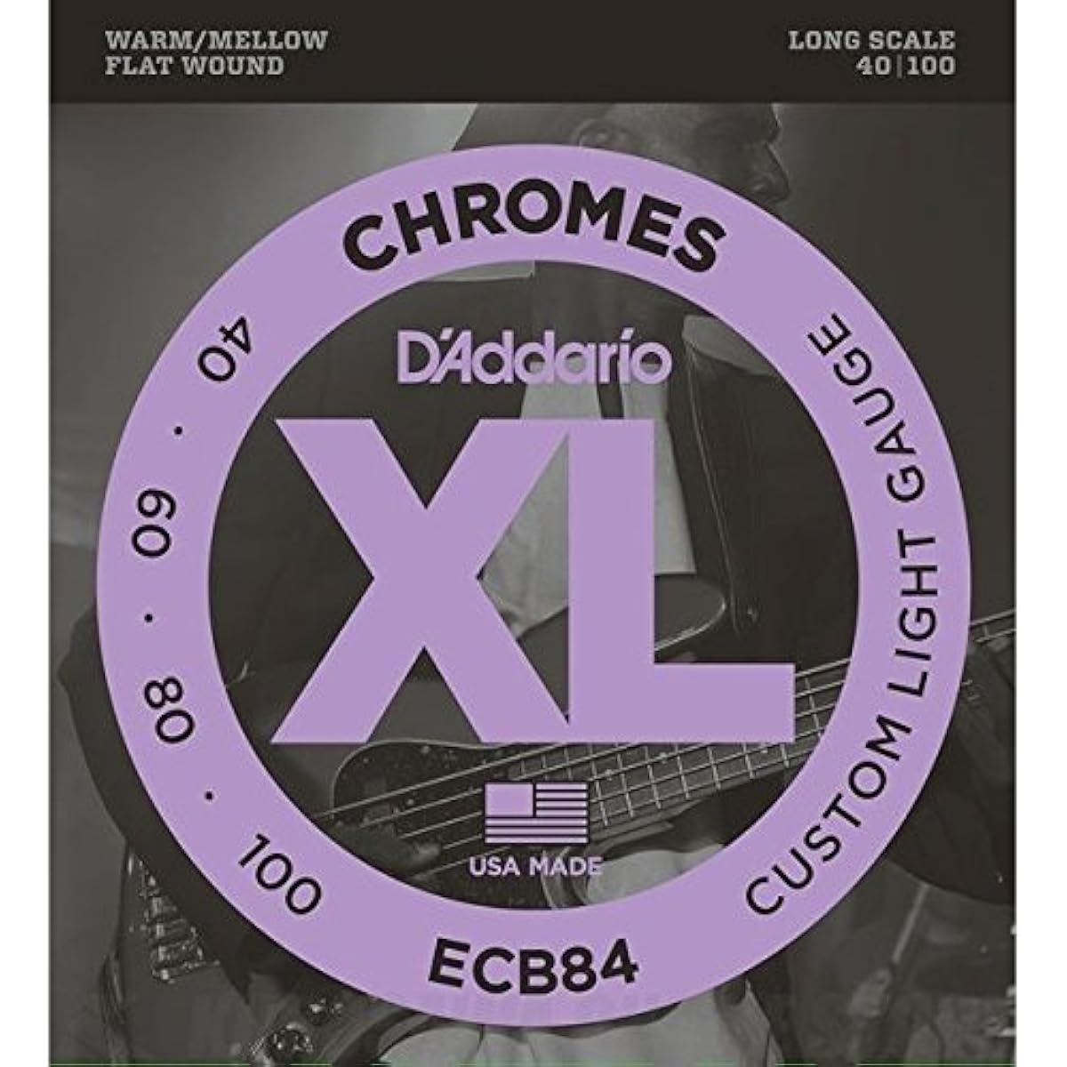 D'Addario ECB84 CHROMES [Parallel input product]