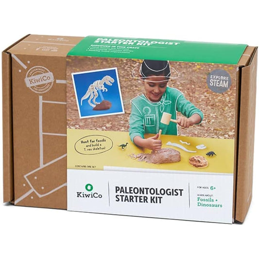 KiwiCo - Paleontologist Starter Kit Dinosaur Fossil Digging Kit & Dinosaur Toys for Kids Ages 6+