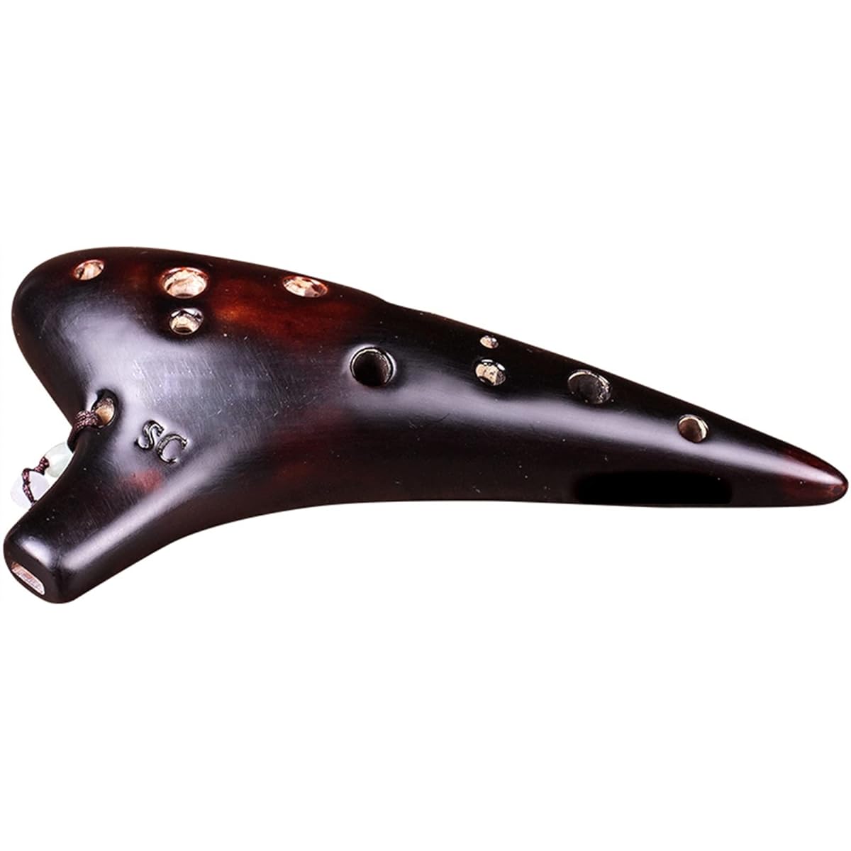 Professional Smoke 12 Holes Treble C Key 12 Holes Beginner Self-Taught Ocarina Instrument Ocarina Instrument
