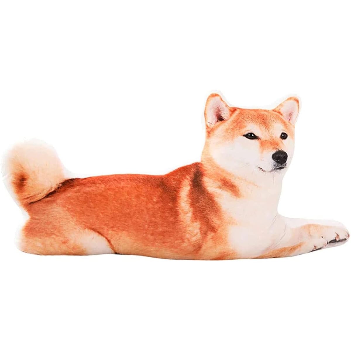 Mozacona 3D Shiba Inu Dog Shaped Throw Pillow Animal Pillow Cushion