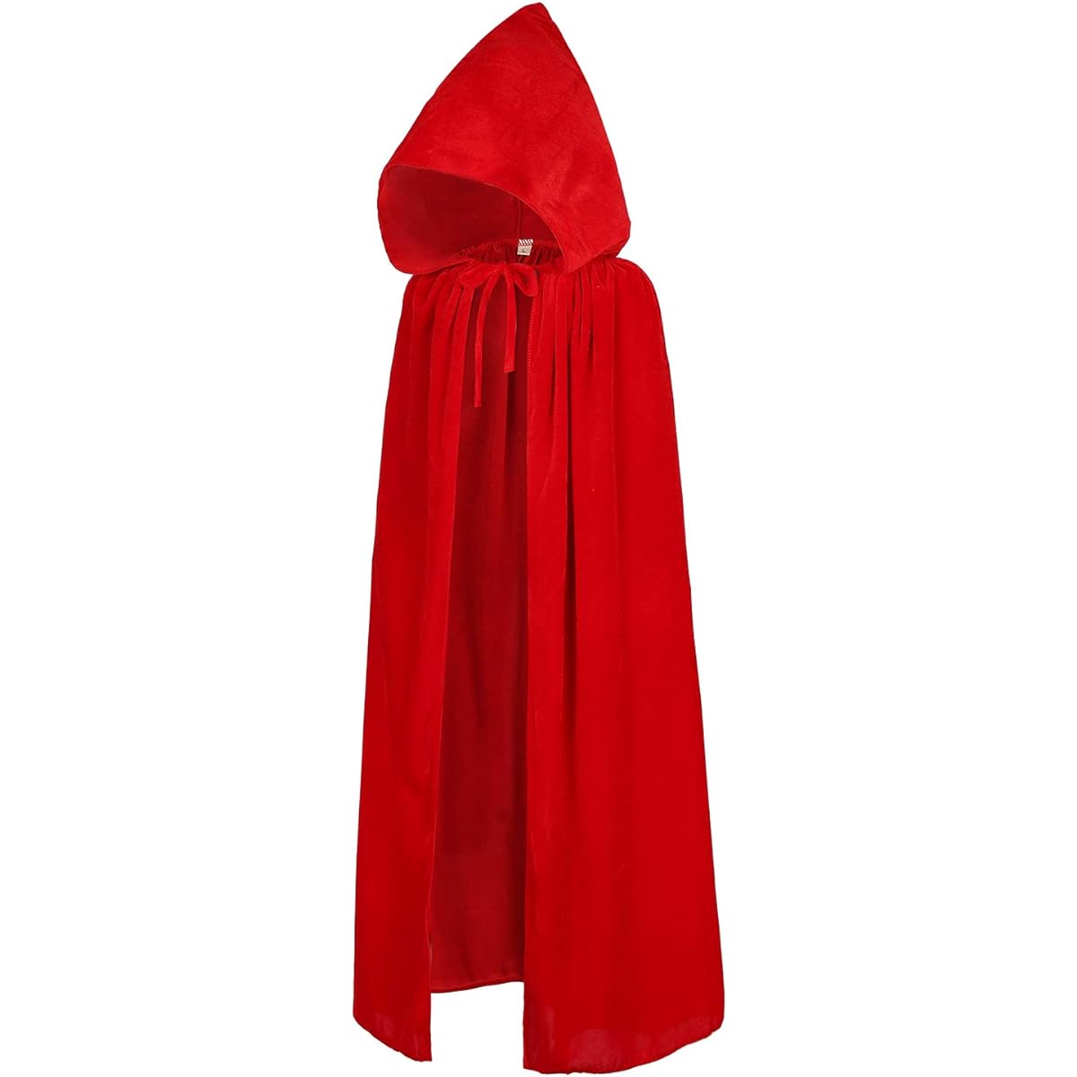 Aricy Hooded Velvet Cloak Cape Halloween Role Play Cosplay Costume for Kids A005RS Red