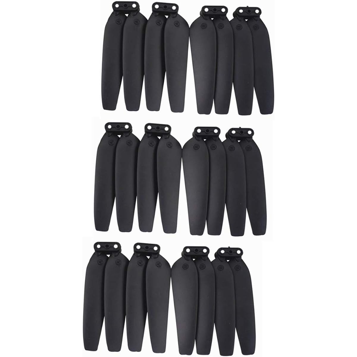 Fytoo Propellers U11 D30 U62 Foldable Quadcopter Remote Control Aerial Photography Drone Forward and Reverse Propellers Spare Parts 12pcs