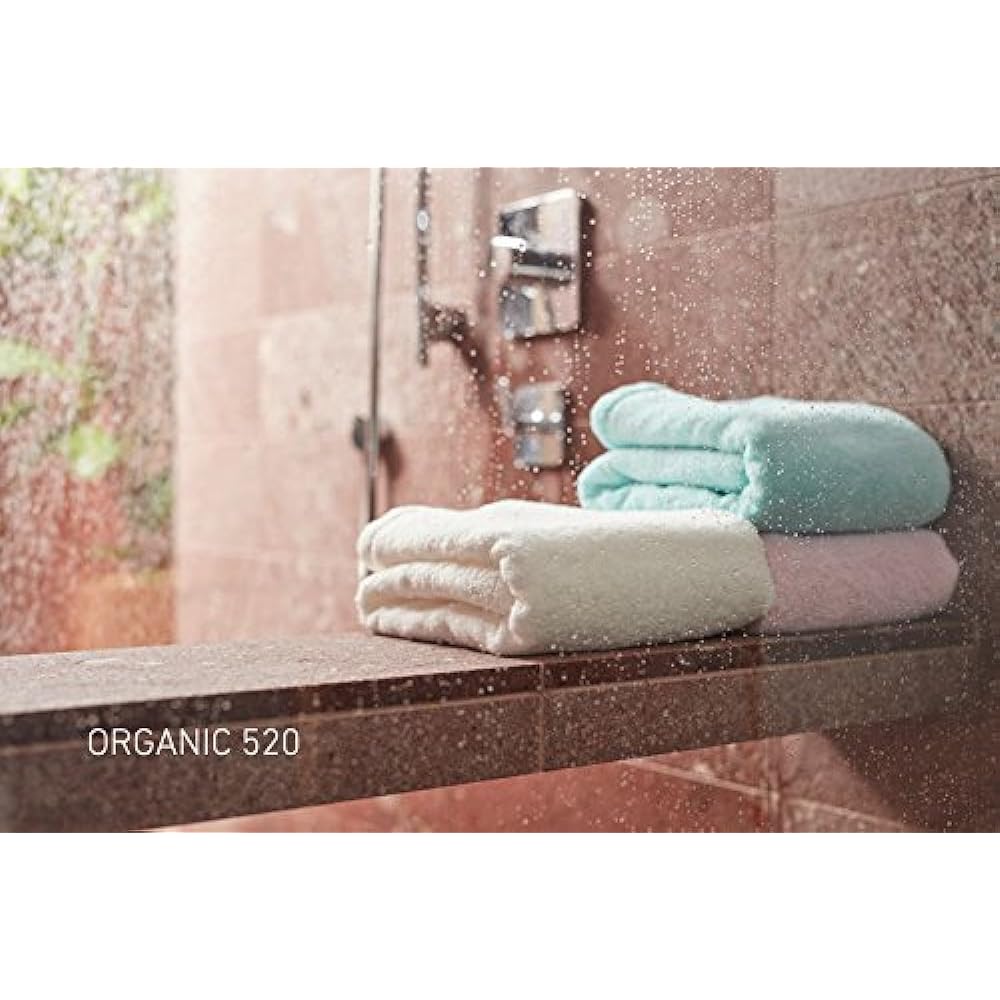 IKEUCHI ORGANIC Organic 520 Organic Cotton Made in Japan Imabari Towel Large Bath Towel White 1 piece