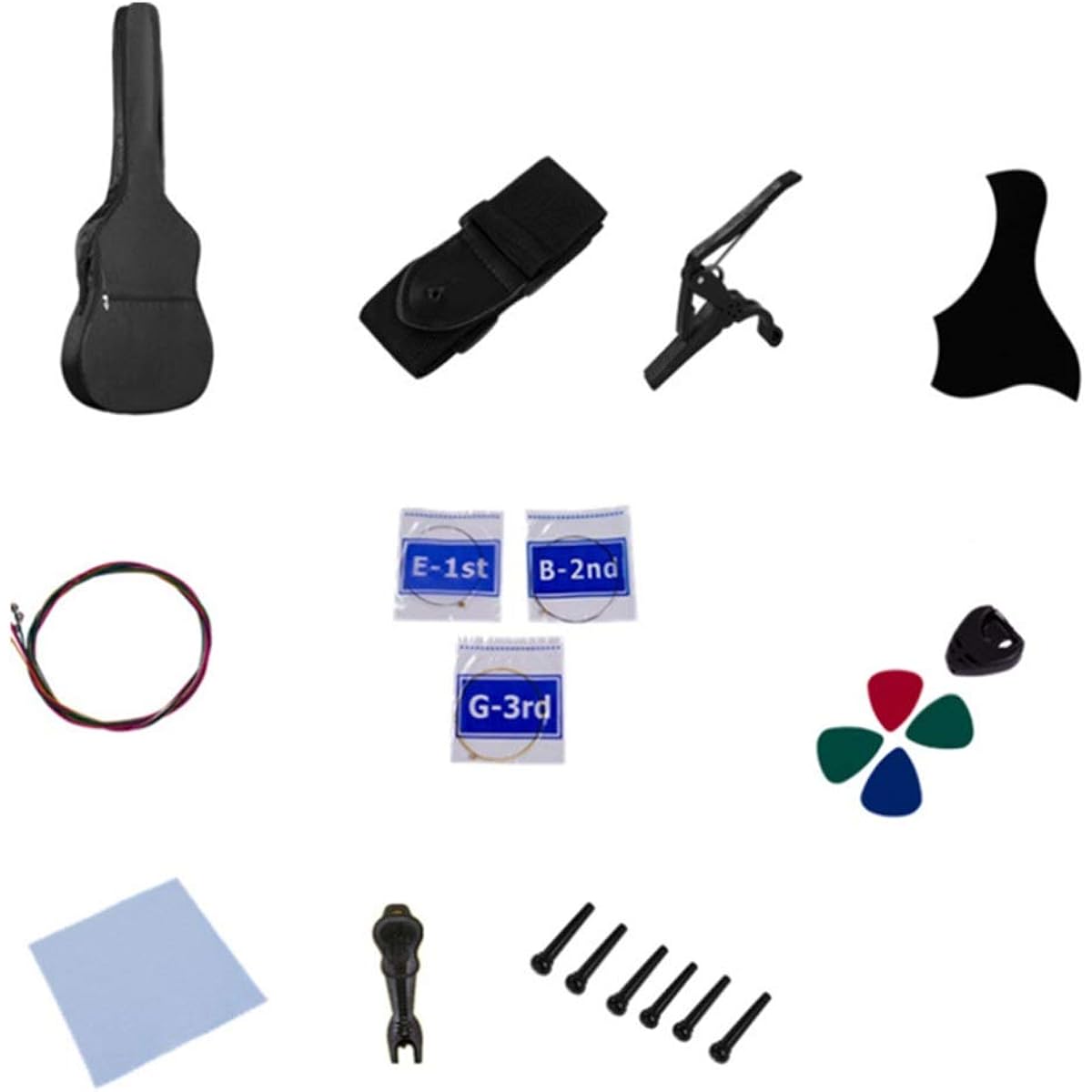 Beginner's Practice Guitar 41 Inch Natural Beginner's Full Size Classical Guitar for Elementary School Students and Adults Beginner Guitar (Color: Natural, Size: 41 inches)