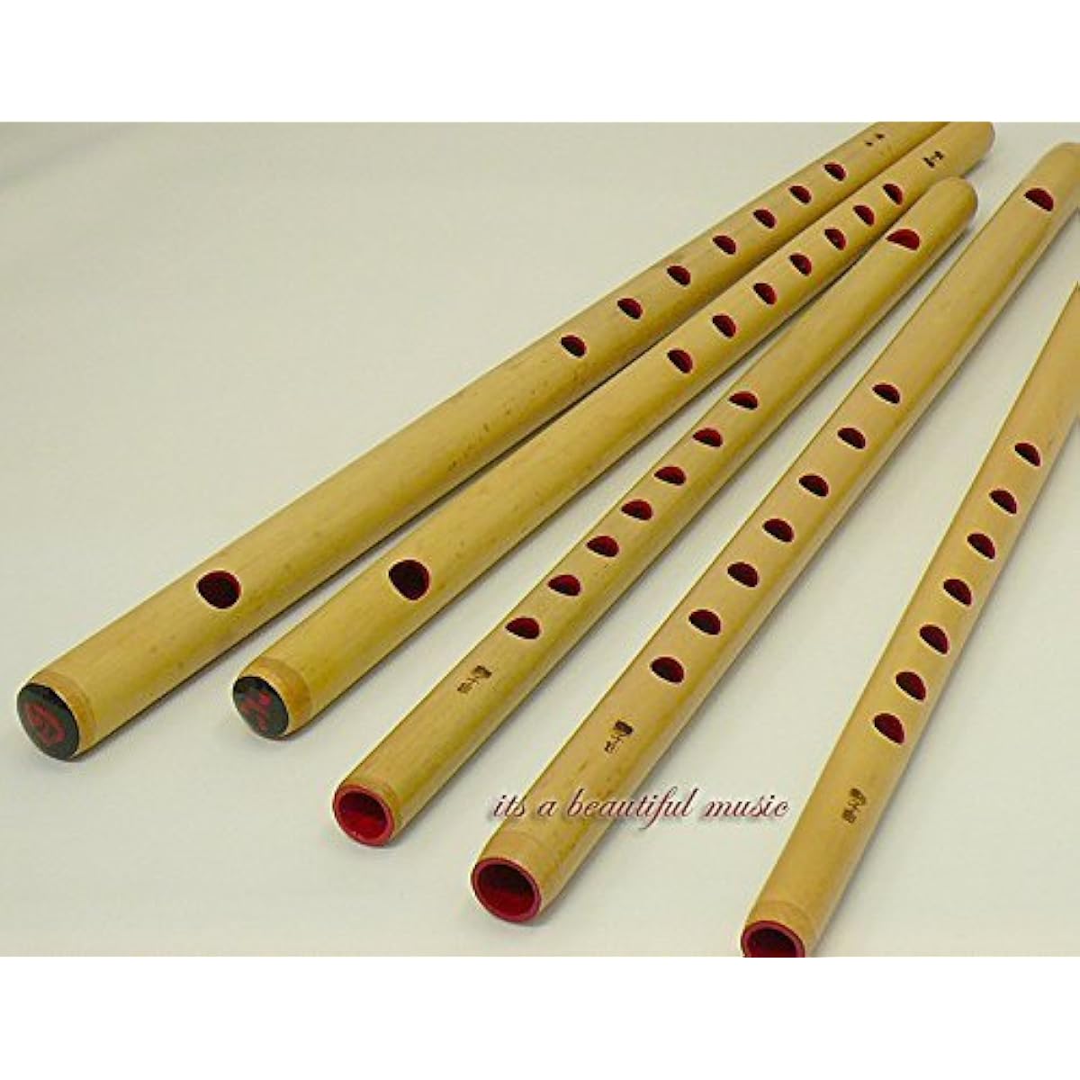 [Shinobue for festivals and music] Shinobue for beginners, plain [7 holes, 4 pieces]